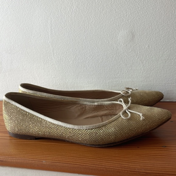 Shimmery jcrew flats size 7.5 - Picture 3 of 5